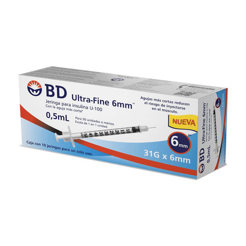 ULTRA-FINE 6MM JGA 0.5 ML C/10 CS4+1