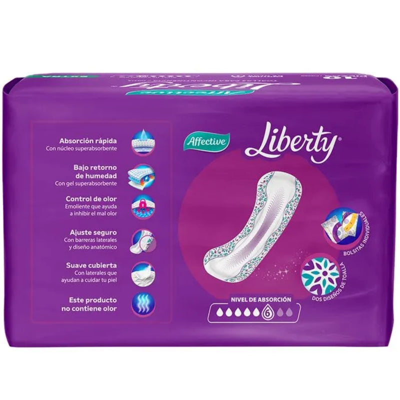 LIBERTY EXTRA TOALLA C/10