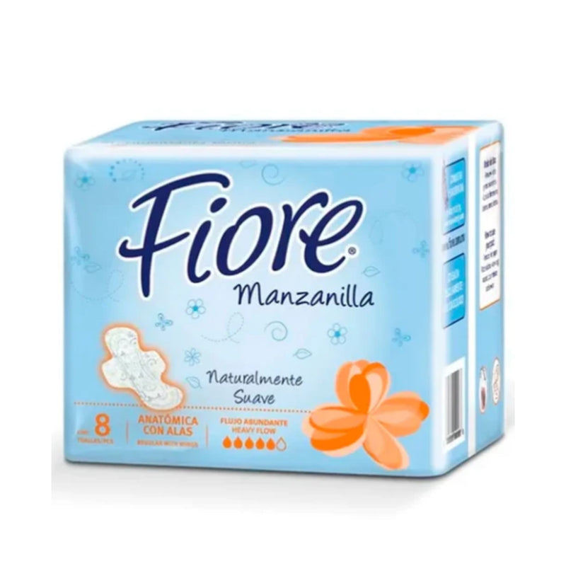 FIORE ANATOMICA C/ALAS TOALLA C/8