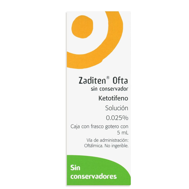 ZADITEN 0.025% OFT GTS 5 ML
