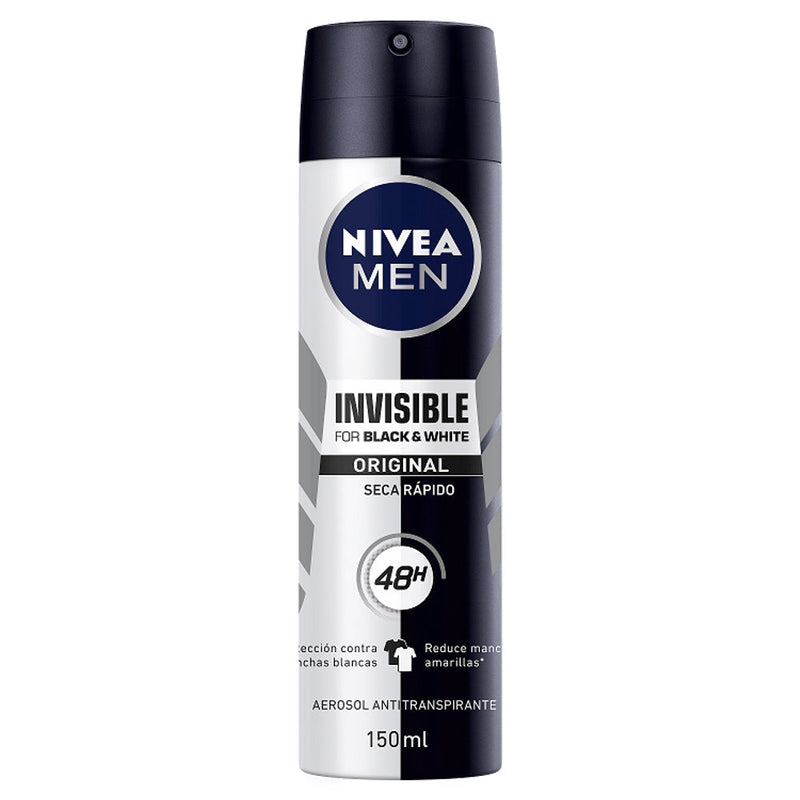 NIVEA MEN B&W ORIGINAL ANT AER 150ML  CS10%