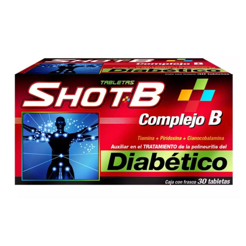 SHOT-B DIABETICO TAB C/30