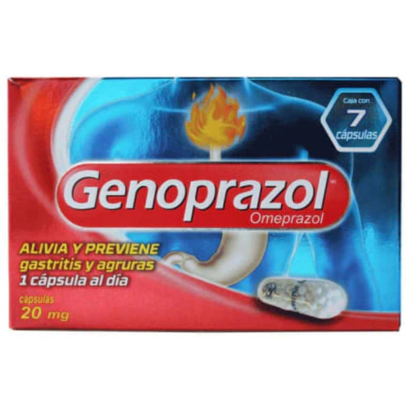 PS GENOPRAZOL 20 MG CAP C/7