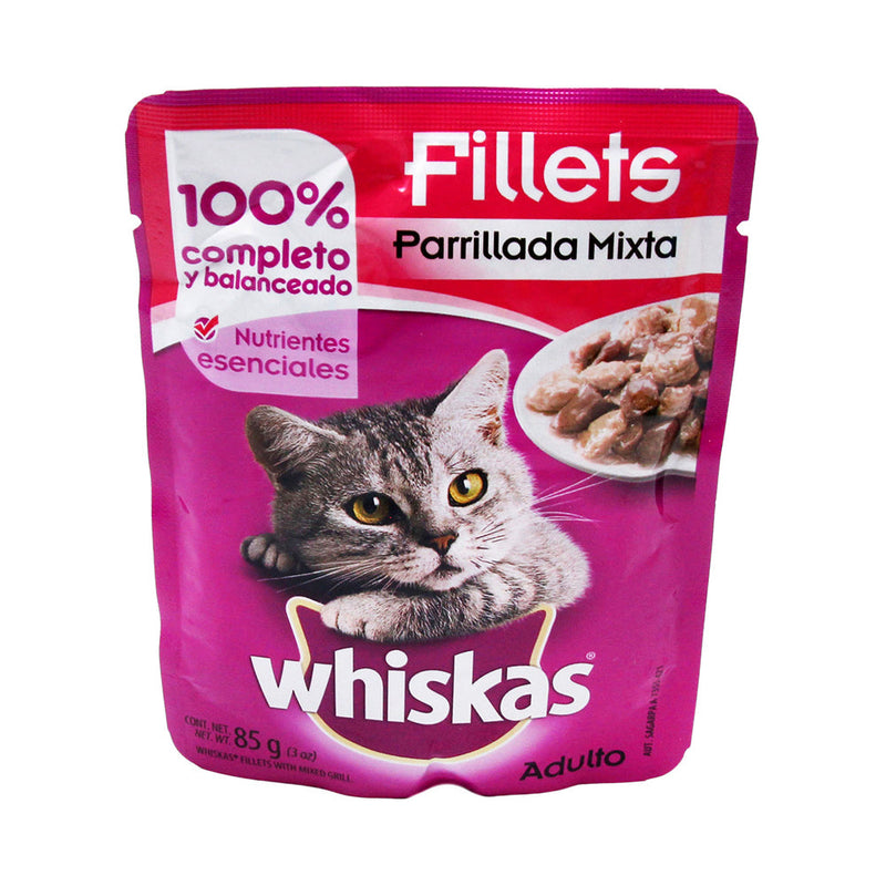 WHISKAS FILLETS PARRILLADA 85 GR