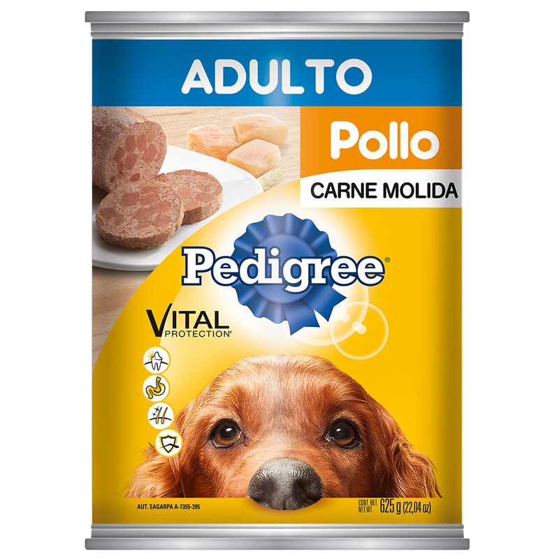 PEDIGREE MOLIDA D POLLO 625 GR