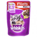WHISKAS GATITOS FILLETS RES 85GR