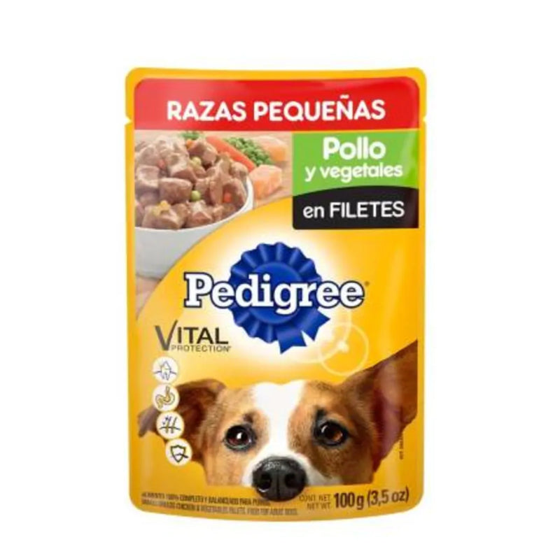 PEDIGREE RAZAS PEQ POLLO 100GR