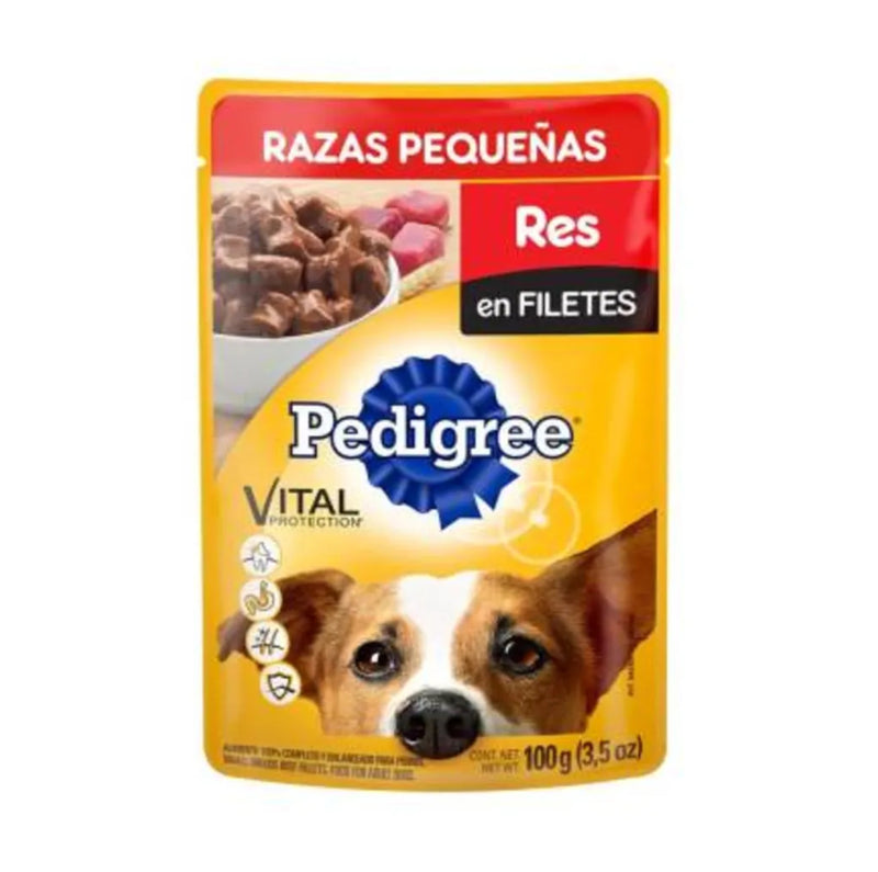 PEDIGREE RAZAS PEQ RES 100 GR