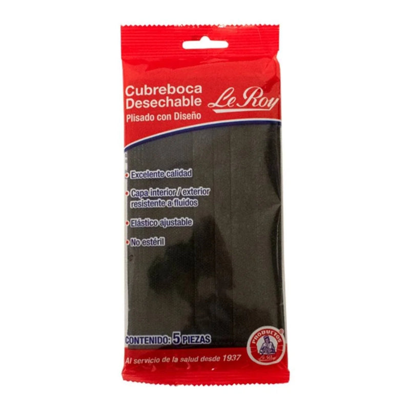 LE ROY CUBREBOCA DESECHABLE C/5