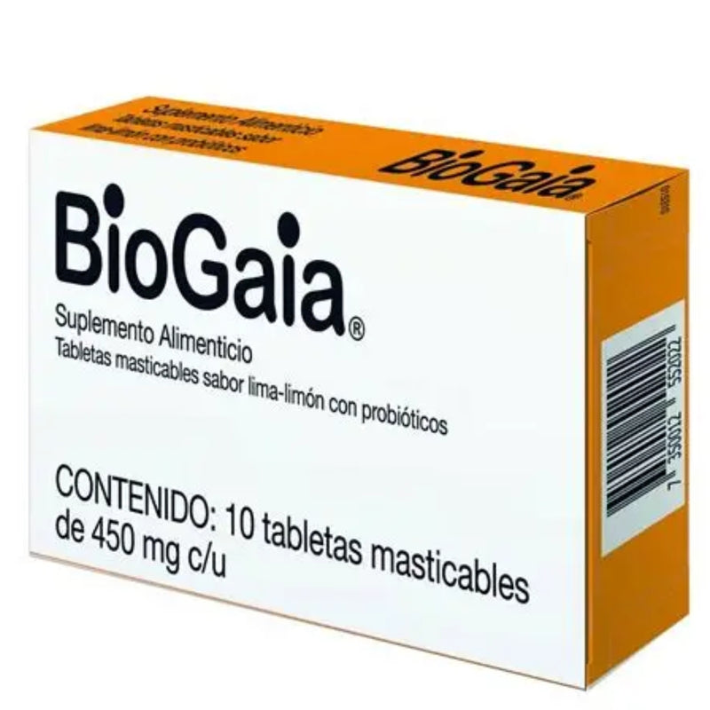 BIOGAIA SUP ALIMENTICIO 450MG TAB C/10