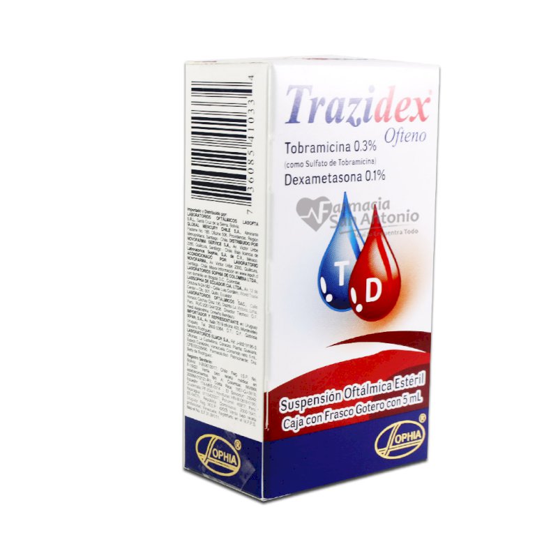 TRAZIDEX OFTENO GTS 5 ML