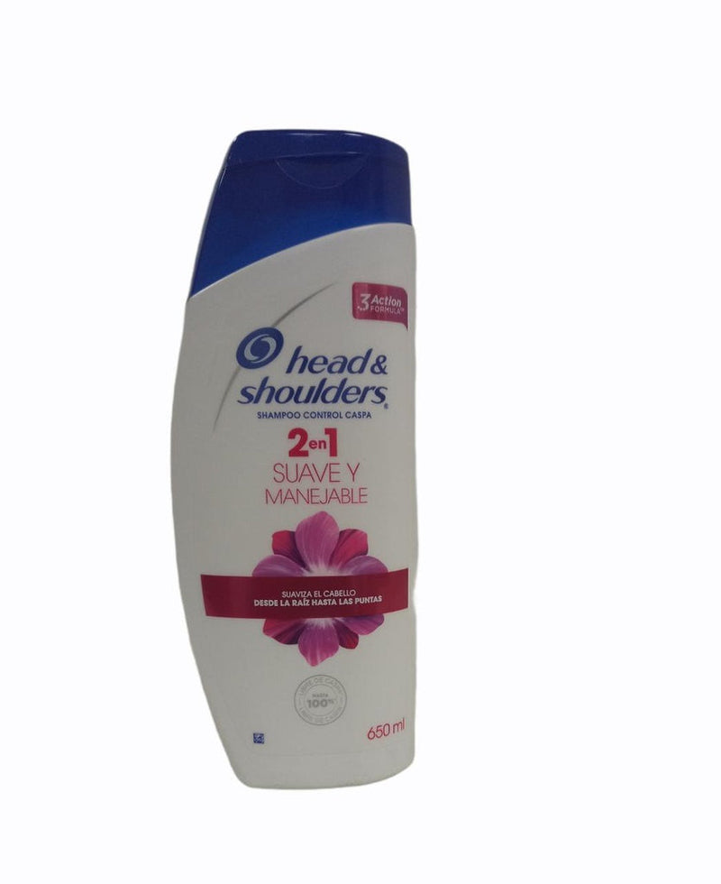 HEAD SHOULDERS 2EN1 SUAVE/MANEJA SH 650ML