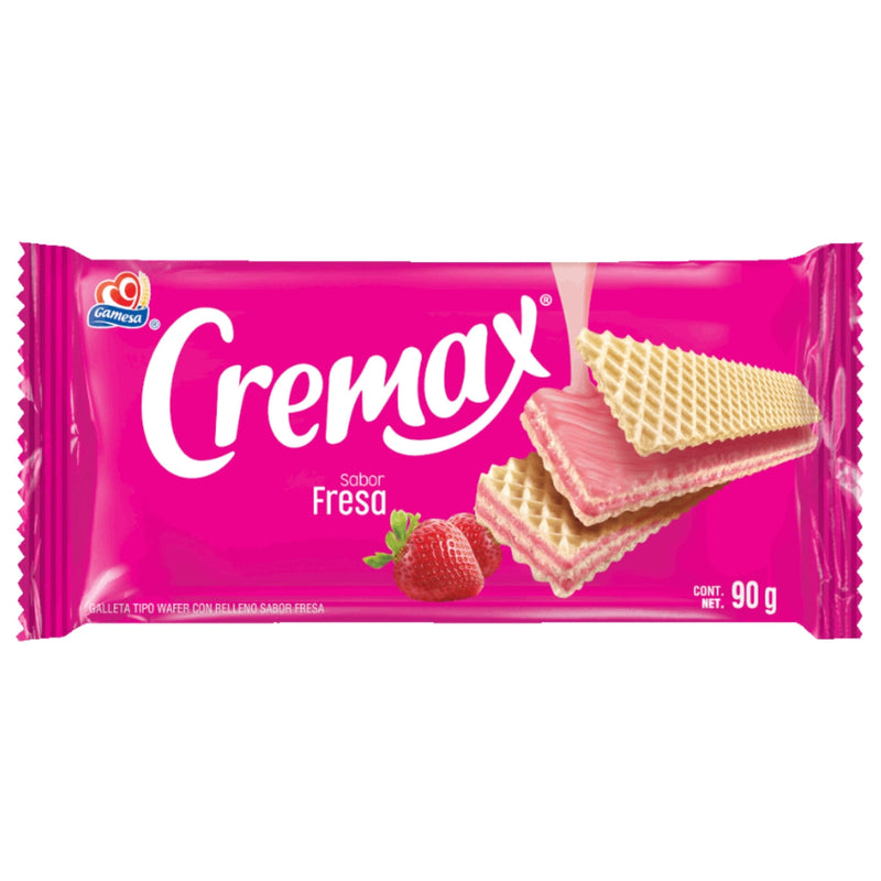 CREMAX DE NIEVE FRESA GAMESA 90 GR