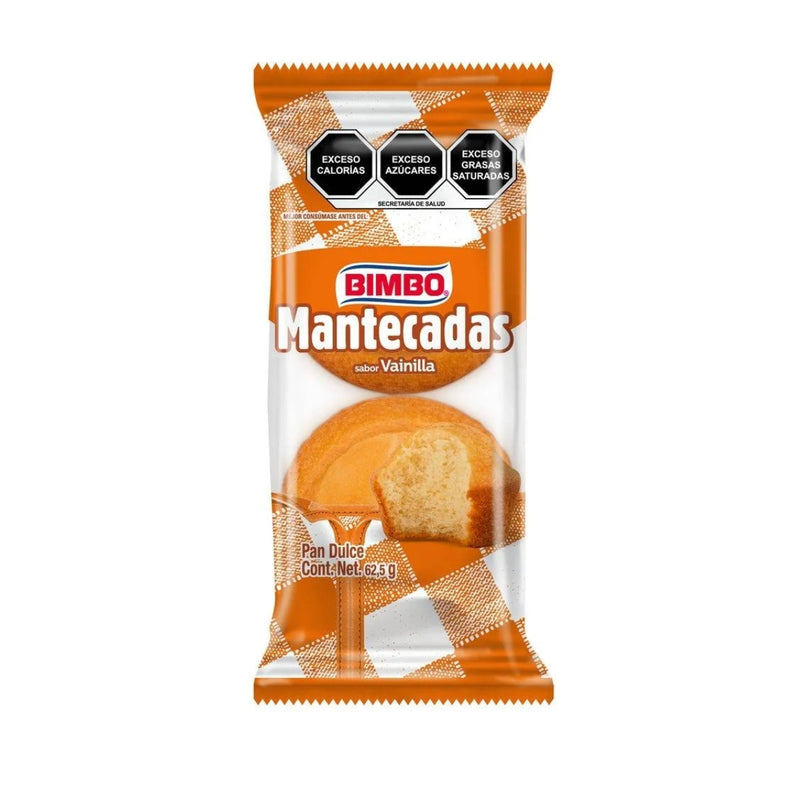 BIMBO MANTECADAS VAINILLA 2P 62.5 GR