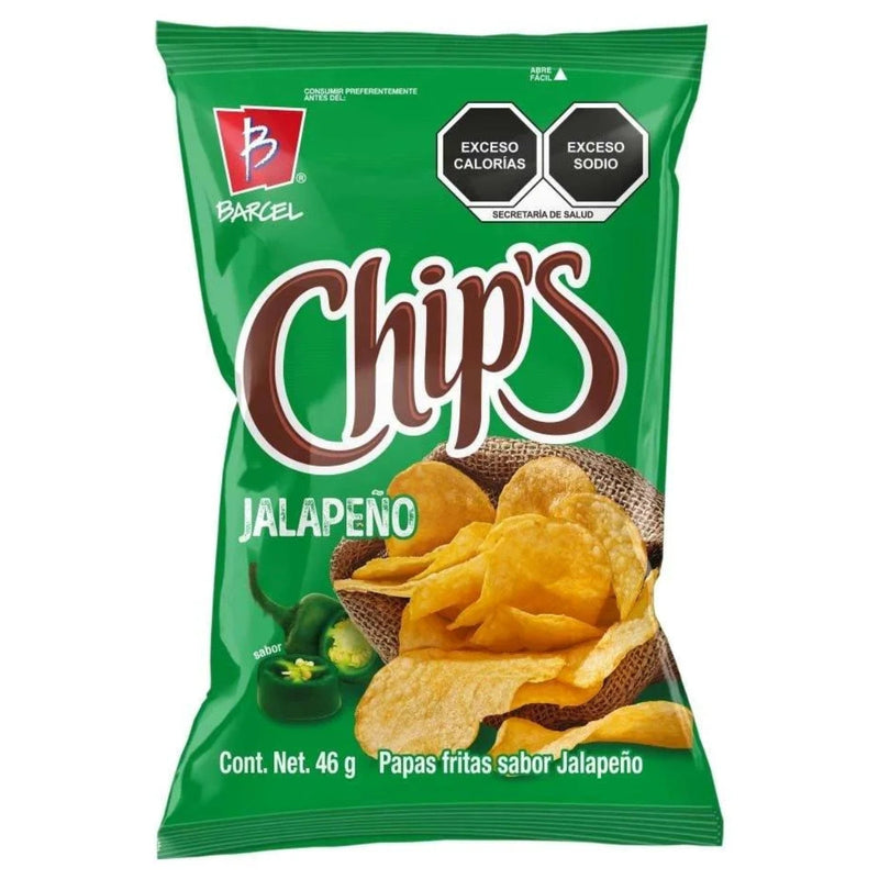CHIPS JALAPEÑO BARCEL 46 GR