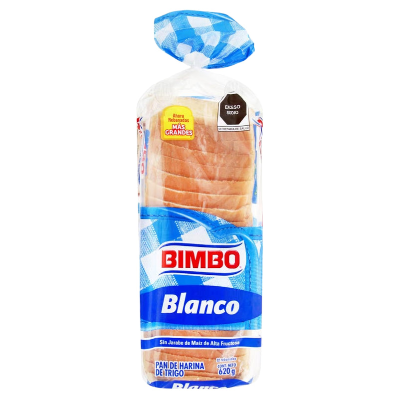 BIMBO PAN BLANCO GDE 620 GR