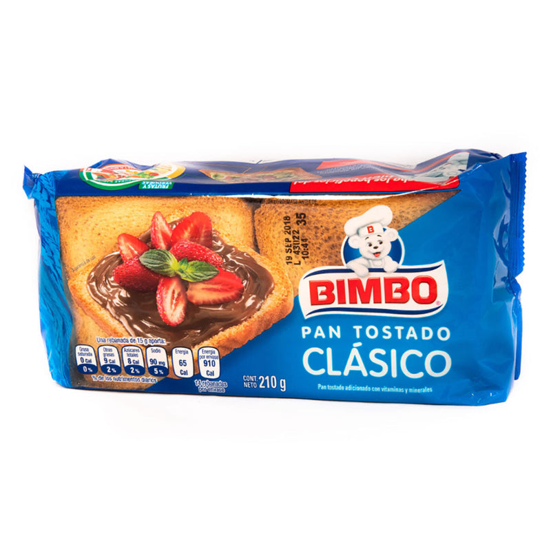 BIMBO PAN TOSTADO 210 GR