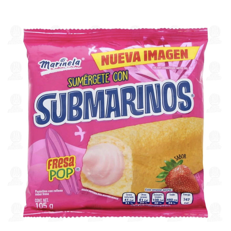 MARINELA SUBMARINOS FRESA 105 GR
