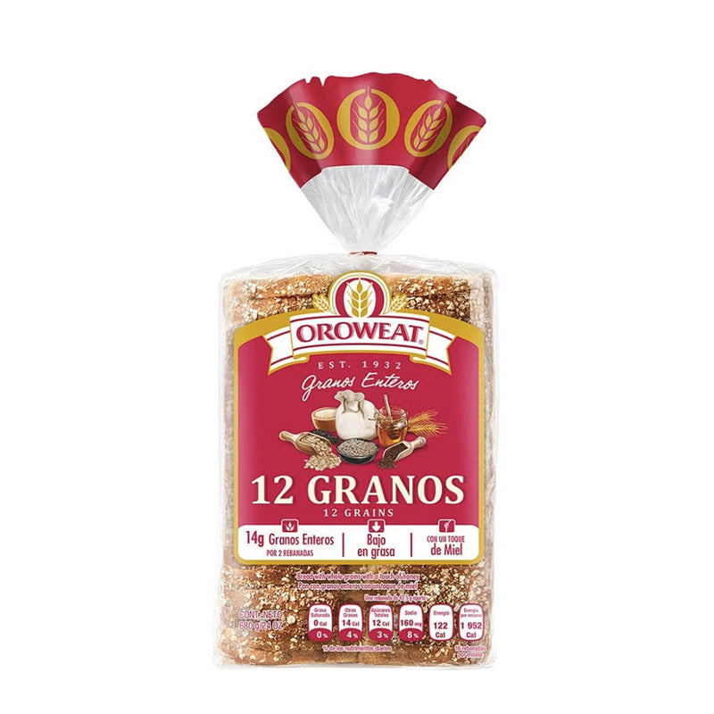BIMBO OROWEAT 12 GRANOS 680 GR