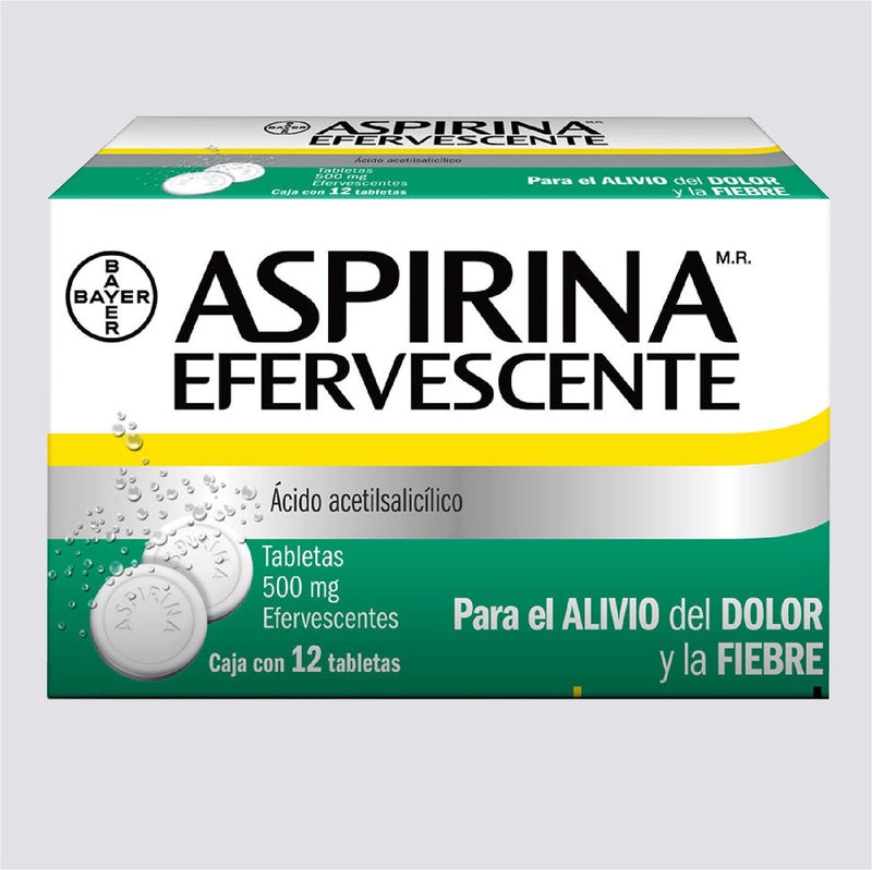 ASPIRINA EFERVESCENTE TAB C/12
