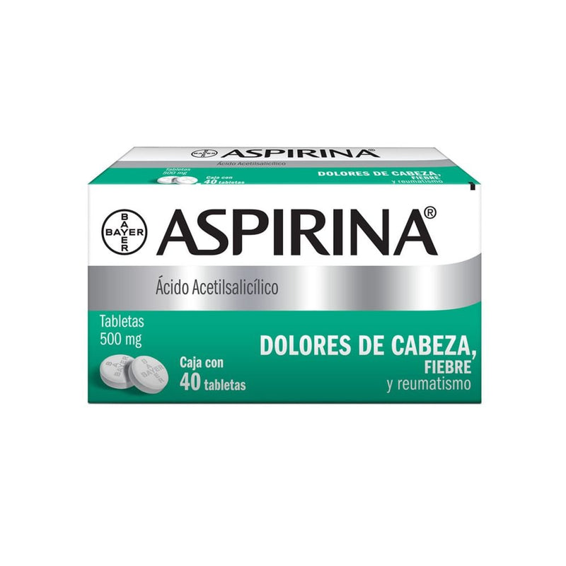 ASPIRINA 500 MG TAB C/40