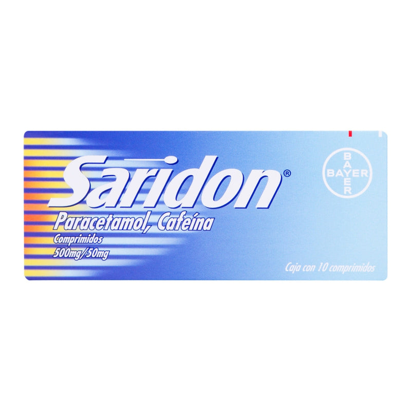 SARIDON 500MG/50MG CPR C/10