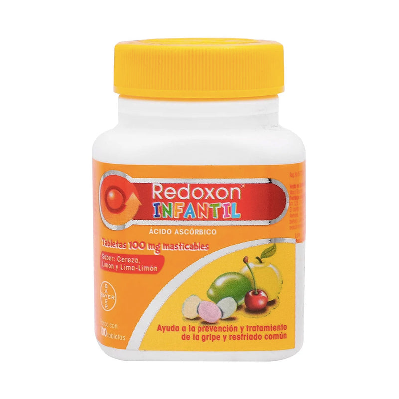 REDOXON INF CEREZA,LIMA-LIMON 100 MG TAB C/100