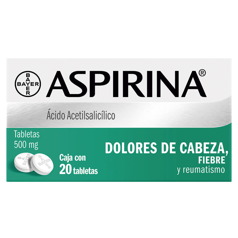 ASPIRINA 500 MG TAB C/20