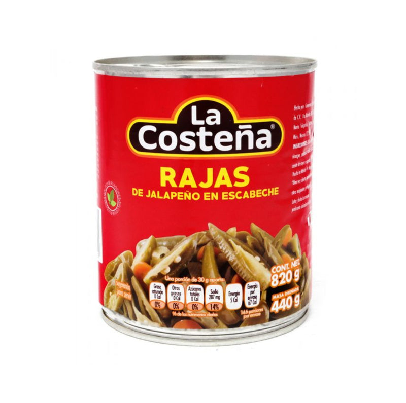 LA COSTEÑA RAJAS JAL 800 GR