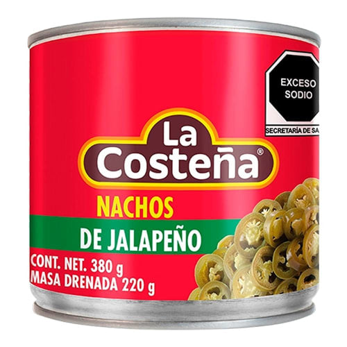 LA COSTEÑA NACHOS JALAP 380GR