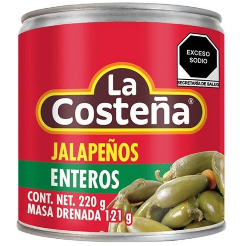 LA COSTEÑA JALAPEÑOS 220 GR