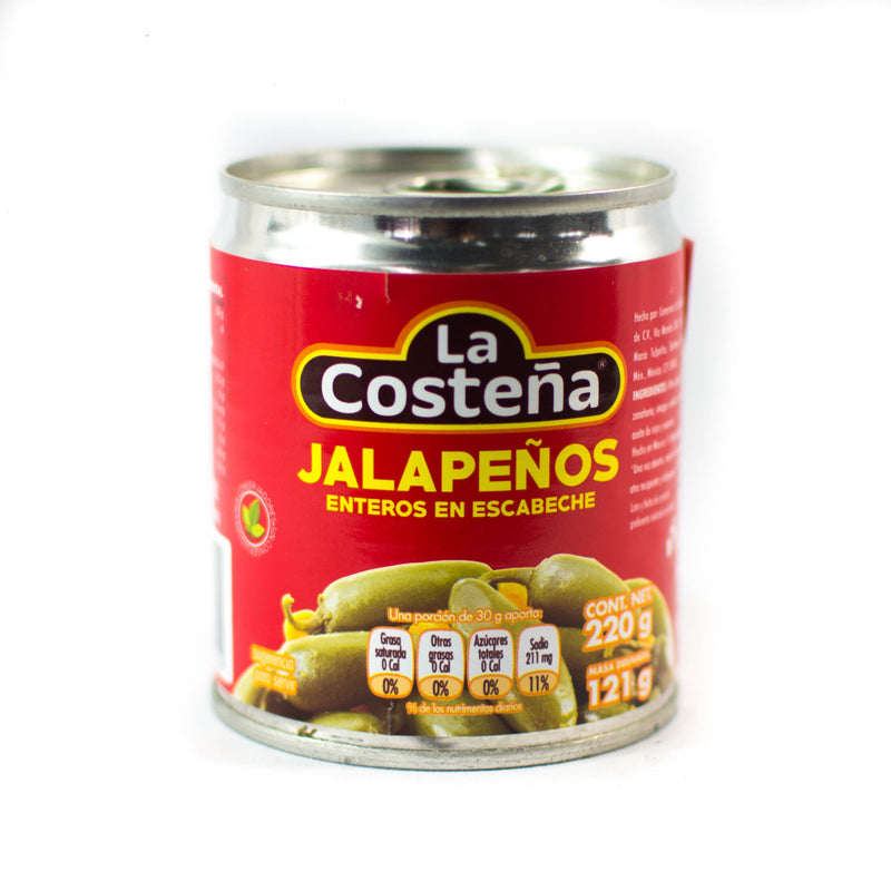 LA COSTEÑA JALAPEÑOS 220 GR