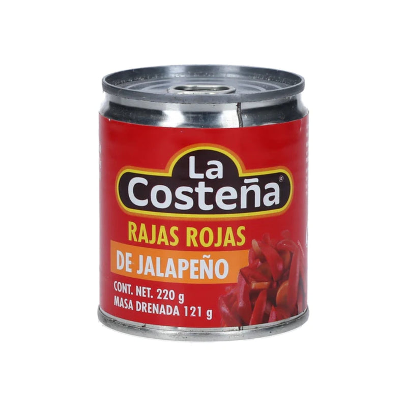 LA COSTEÑA RAJAS ROJAS 220 GR