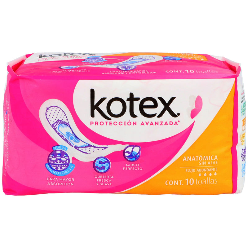 KOTEX FREE SOFT CLASICA ELLA TOALLA C/10