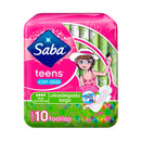 SABA TEENS LARGA C/ALAS TOALLA C/10
