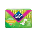 SABA CONFORT REGULAR S/ALAS TOALLA C/14