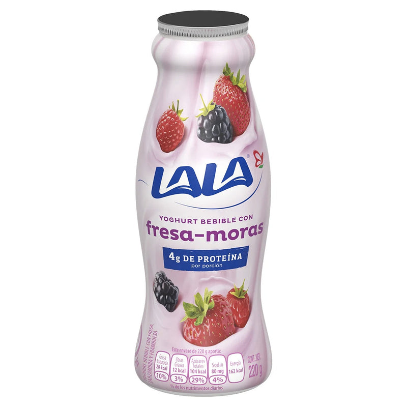 LALA YOG BEB FRESA-MORAS C/PROTEINA 220 GR