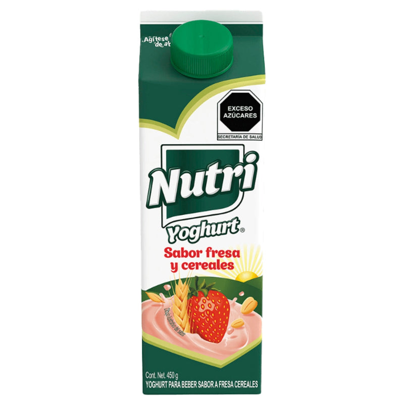 NUTRI YOGURT FRESA-CEREAL 450 GR