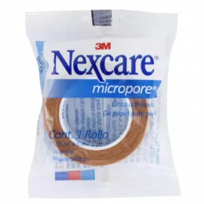 MICROPORE 3M 1.25 X 5 CM PIEL ECON