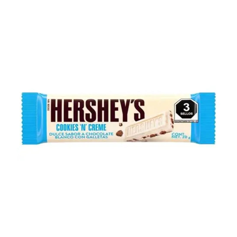 HERSHEY S COOKIES N CREME CHOCOLATE 20 GR