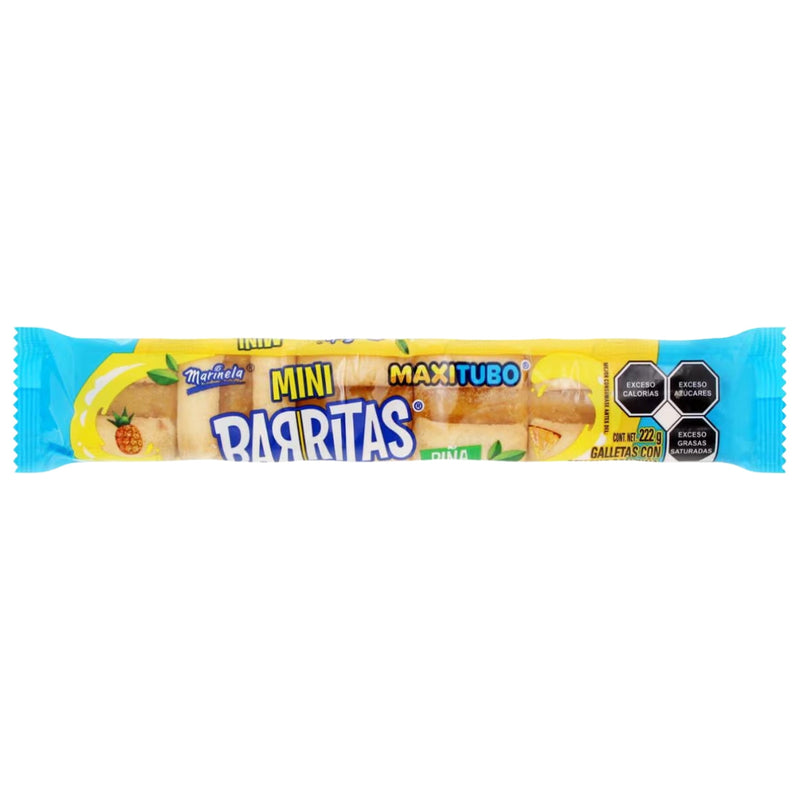 MARINELA MINI BARRITAS PIÑA 222 G TUBO
