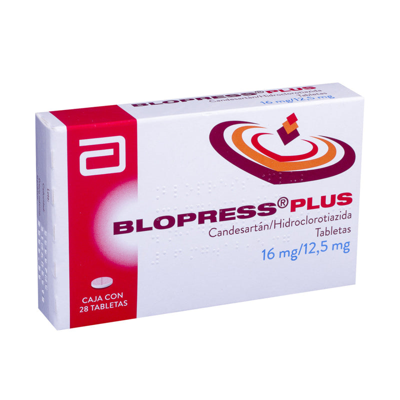 BLOPRESS PLUS 16 MG/12.5 MG TAB C/28