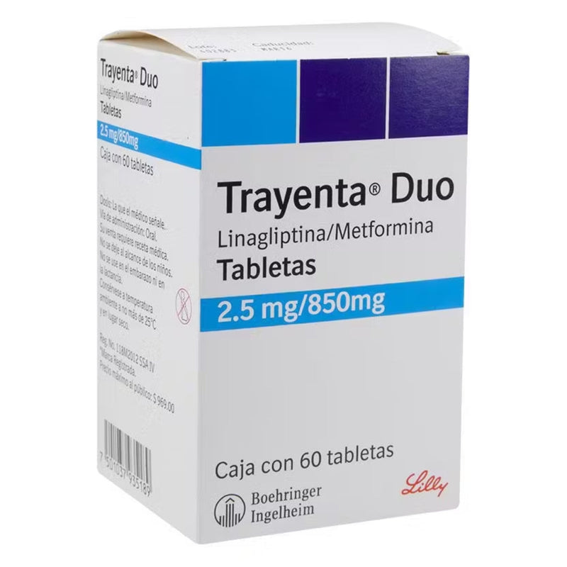 TRAYENTA DUO 2.5/850 MG TAB C/60