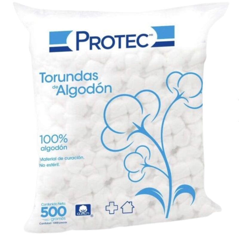 PROTEC ALGODON TORUNDAS 500 GR