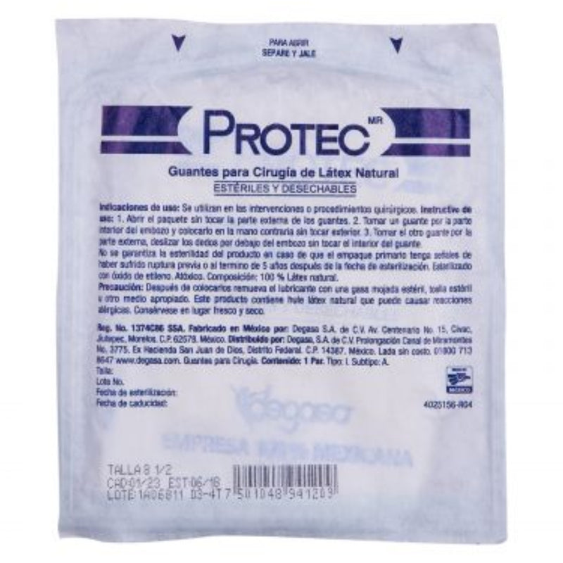 PROTEC GUANTE CIRUJ EST 8 1/2