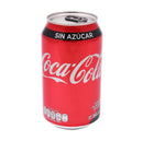 COCA-COLA S/AZUCAR LATA 355 ML