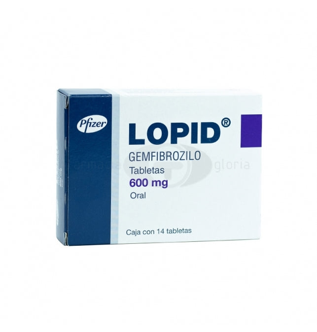 LOPID-600 MG TAB C/14