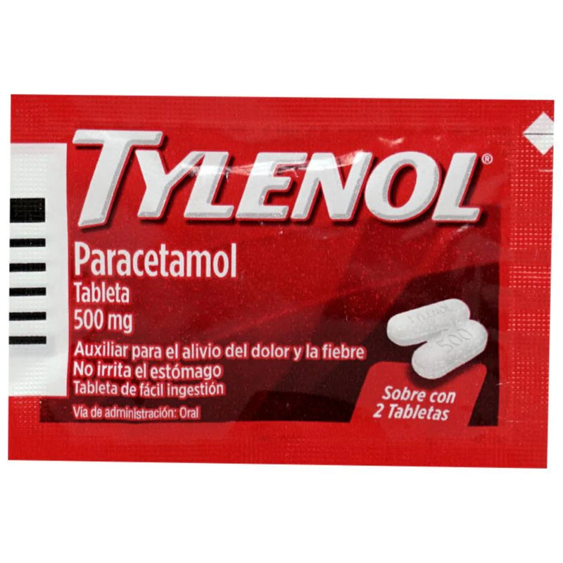 TYLENOL 500 MG TAB C/2