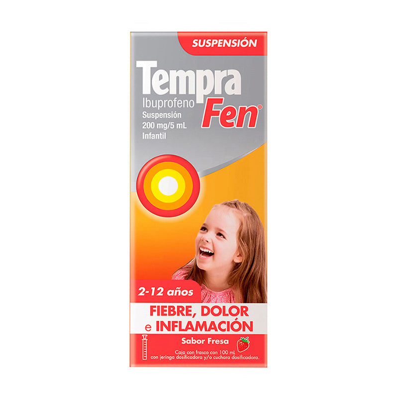 TEMPRA FEN FRESA SUSP 100 ML