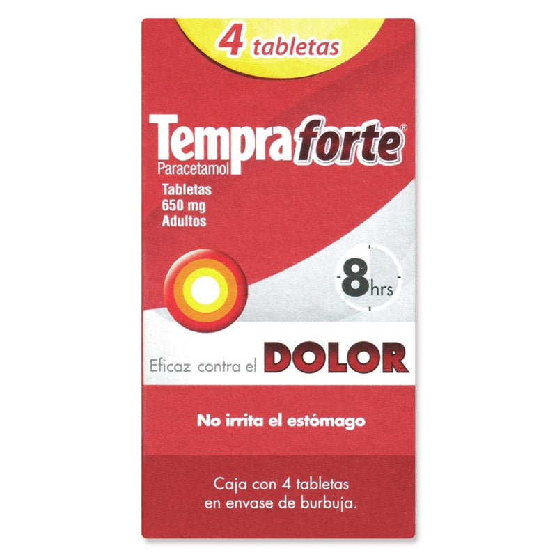 TEMPRA FORTE 650MG AD TAB C/4